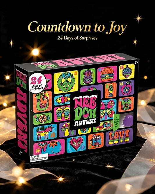 Calendrier de l'Avent NeeDoh 🎄 — 24 Surprises Squishy